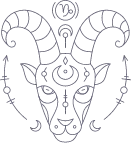 Aries zodiac symbol