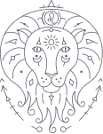 Leo zodiac symbol