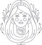 Virgo zodiac symbol
